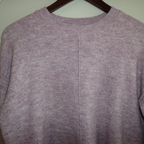 NWOT LEGENDARY OUTFITTERS Knit Crew Neck Sweater S Lavender/Plum Raglan Sleeves - Picture 4 of 15
